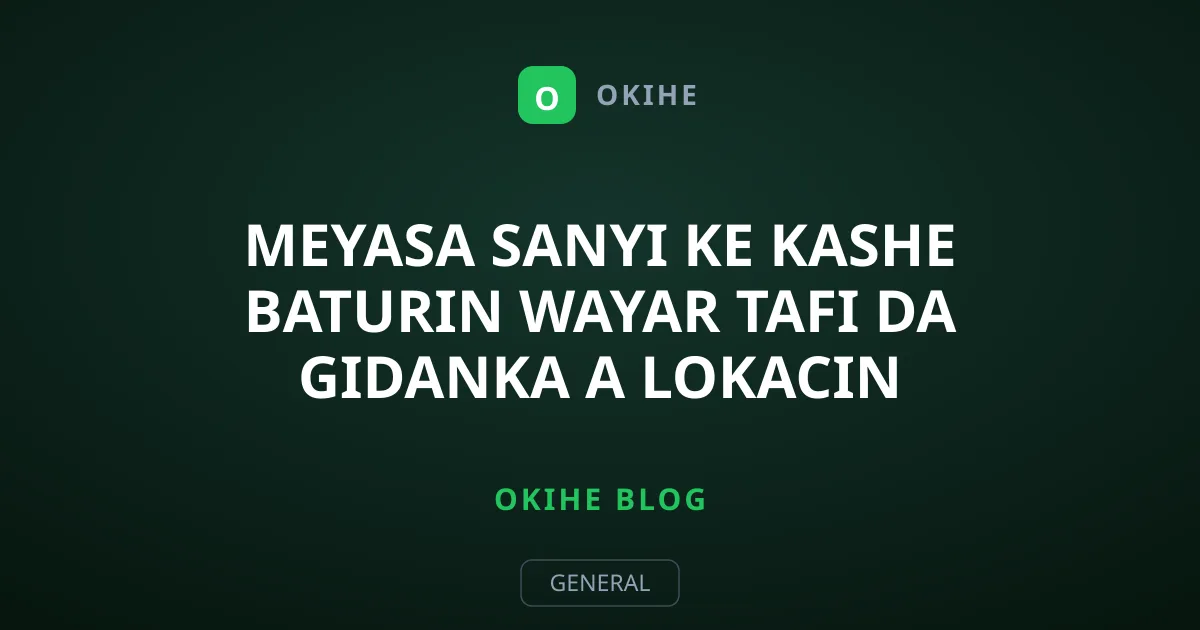 Meyasa Sanyi Ke Kashe Baturin Wayar Tafi Da Gidanka a Lokacin Canyi?